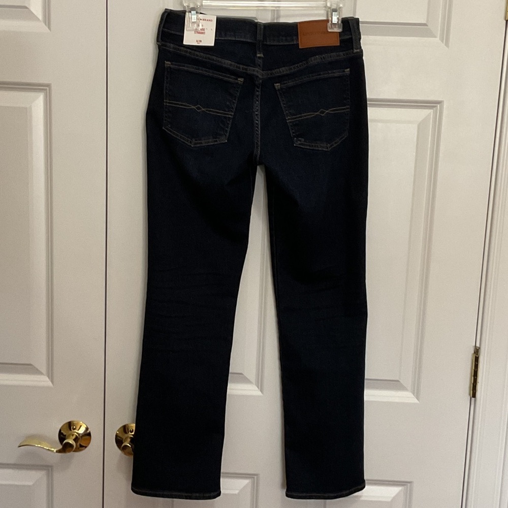 Lucky Brand Women's Dark Indigo Straight Leg Jeans - Picture 4 of 10